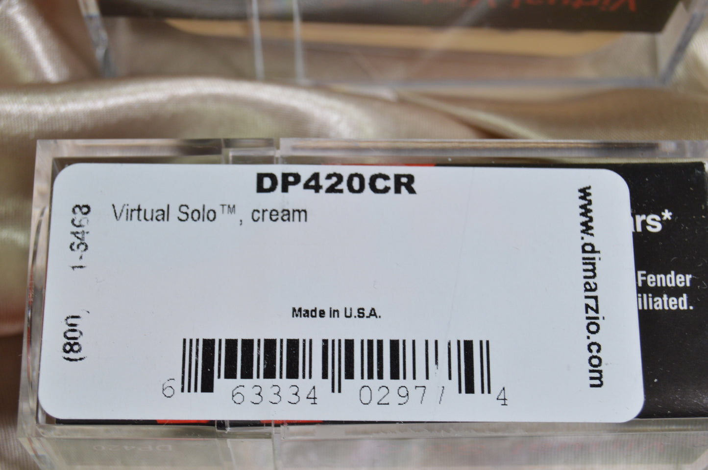 Custom DiMarzio Pickup Set Noiseless 54 Pro Virtual Solo Heavy Blues 2