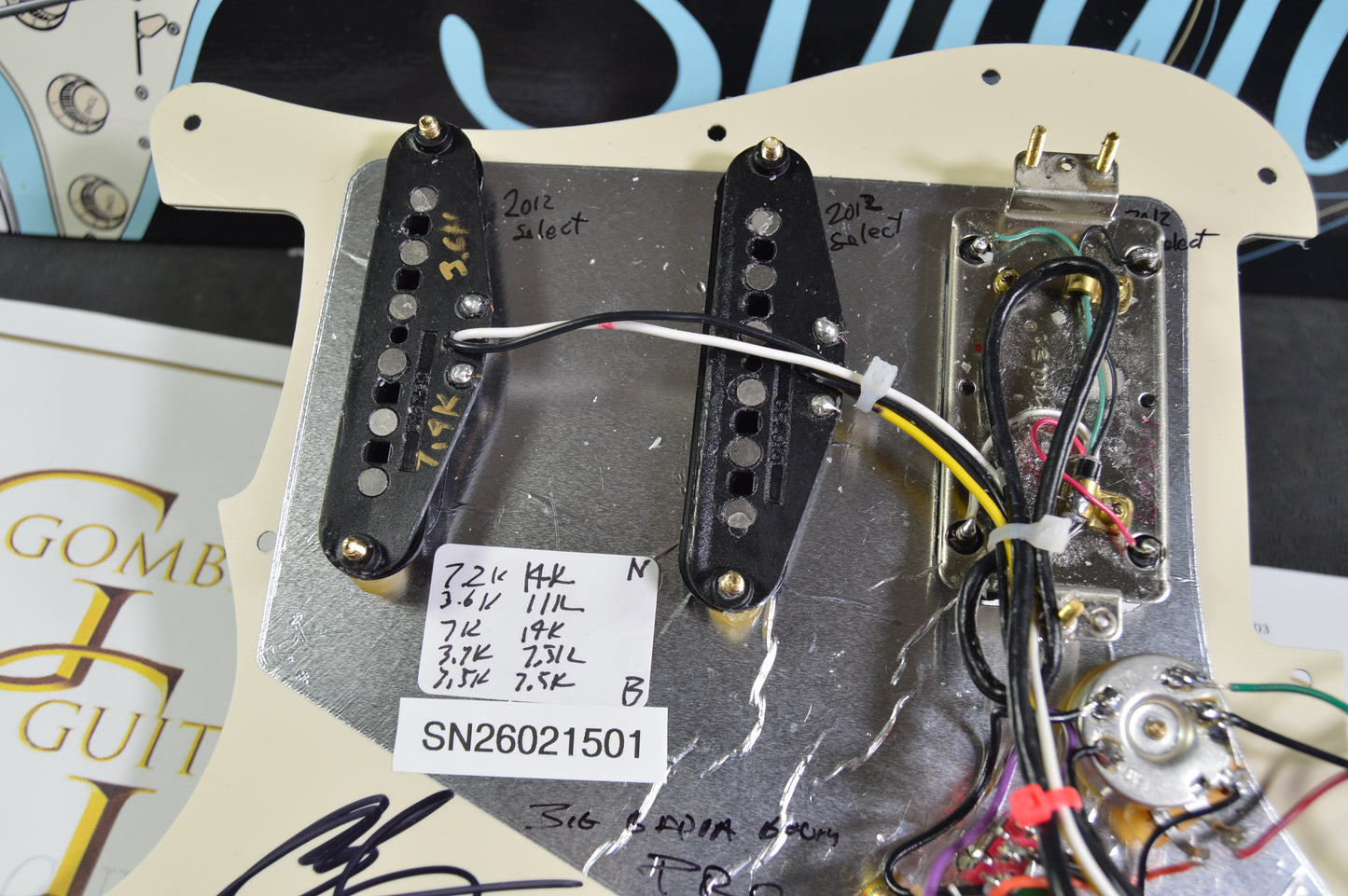 BIG BADDA BOOM PRO Stratocaster Pickguard HSS