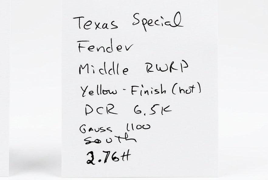 Used Fender Texas Special Middle RWRP Stratocaster Pickup