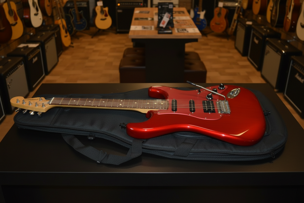 "Cherry Pop" Fender FSR CANDY Red Burst Hot Rod Custom Edition