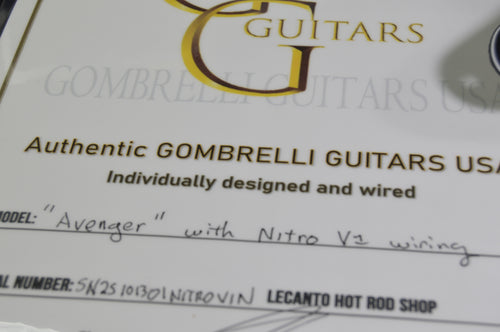 "AVENGER" Nitro V1 Wiring HH