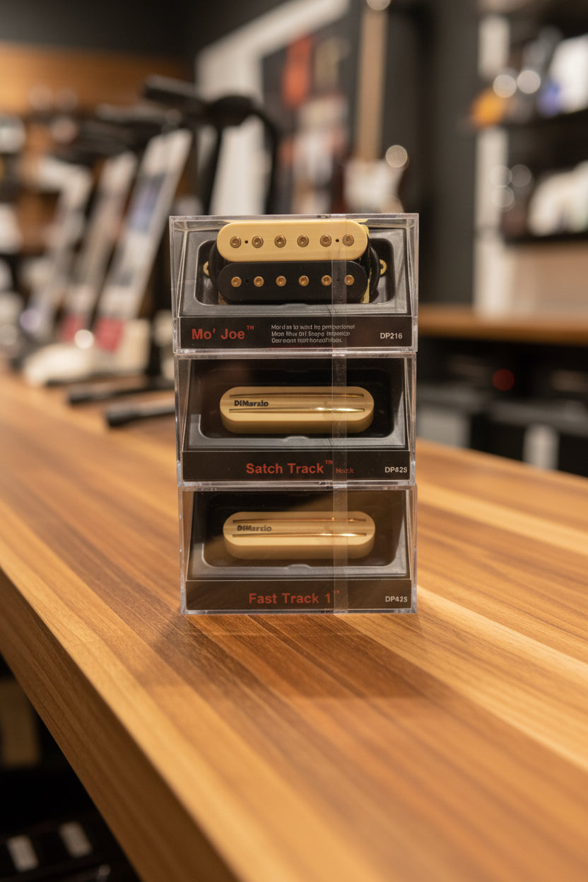 Custom DiMarzio Pickup Set Satch Special Cream Gold