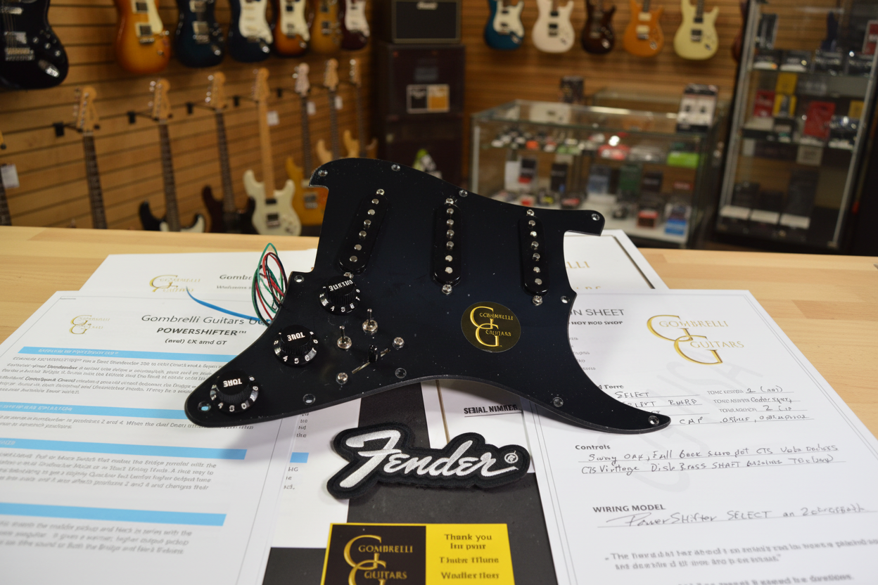 "BLACK PHANTOM" Stratocaster POWERSHIFTER™ EX Premium Select