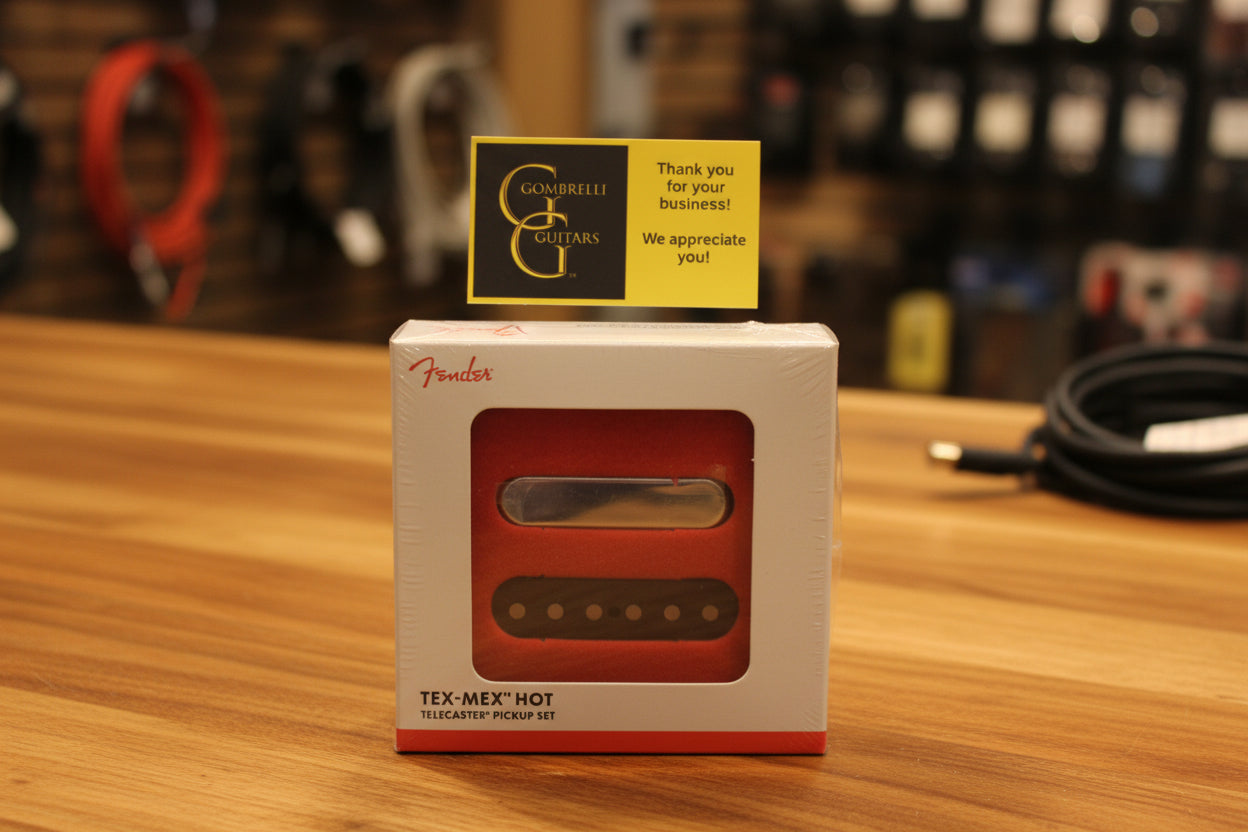 Fender Tex-Mex Hot Telecaster Pickup Set in its original white and red box
