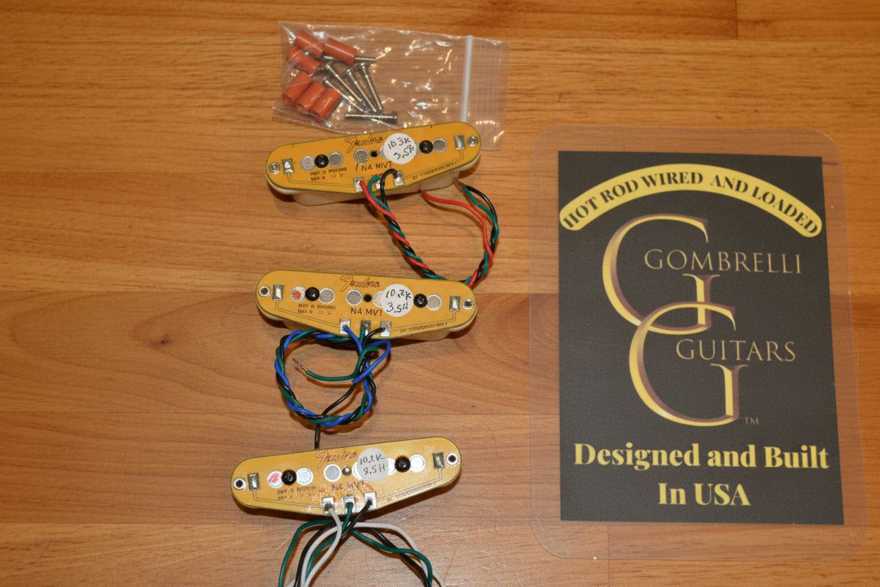 Used Fender N4 Deluxe Stratocaster Noiseless Pickup Set