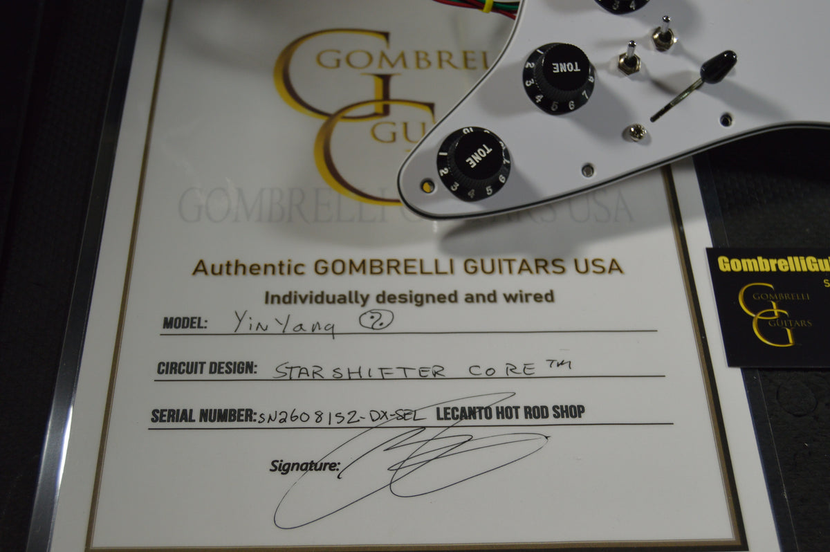 "YIN YANG" Loaded Stratocaster Pickguard - STARSHIFTER Core