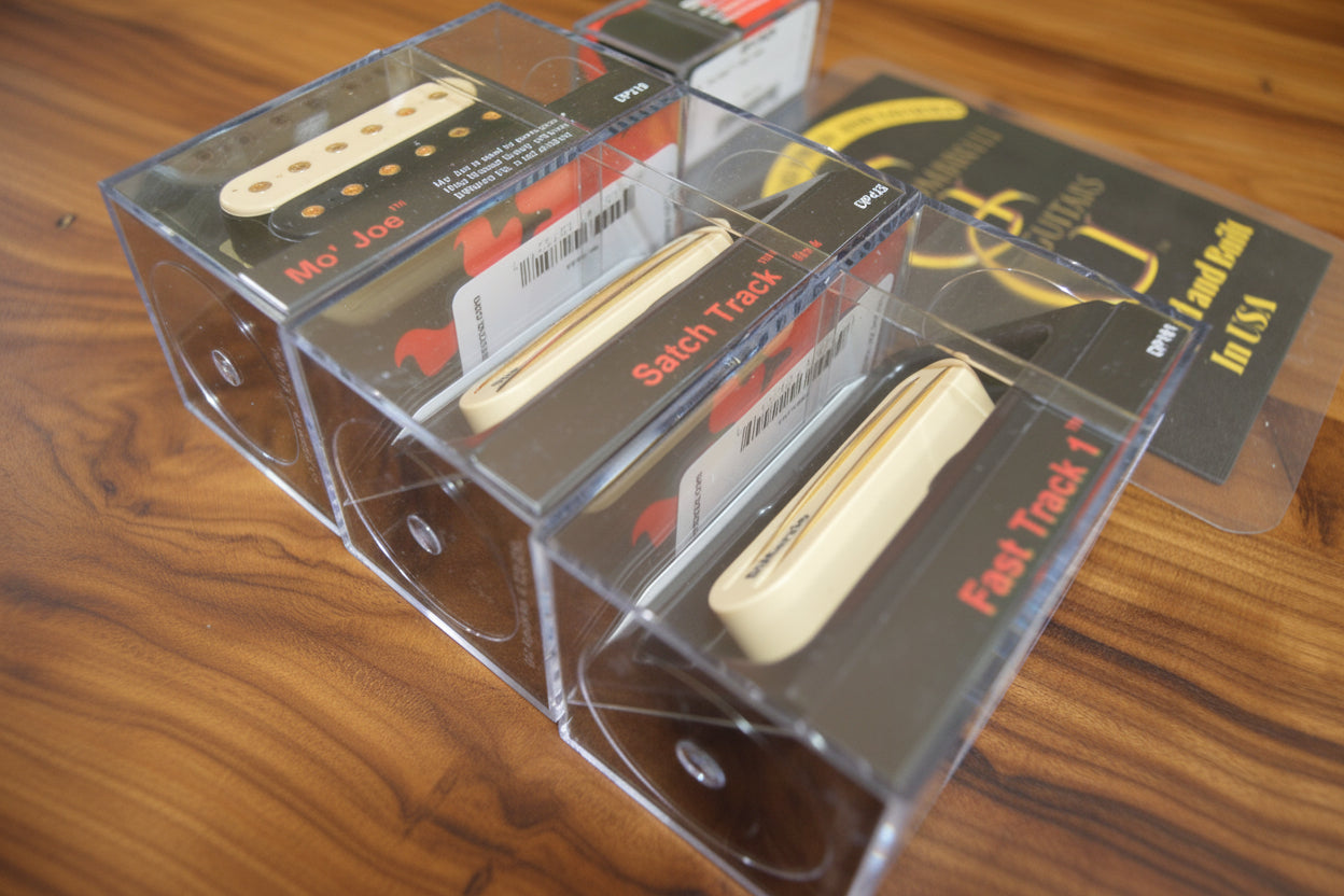 Custom DiMarzio Pickup Set Satch Special Cream Gold