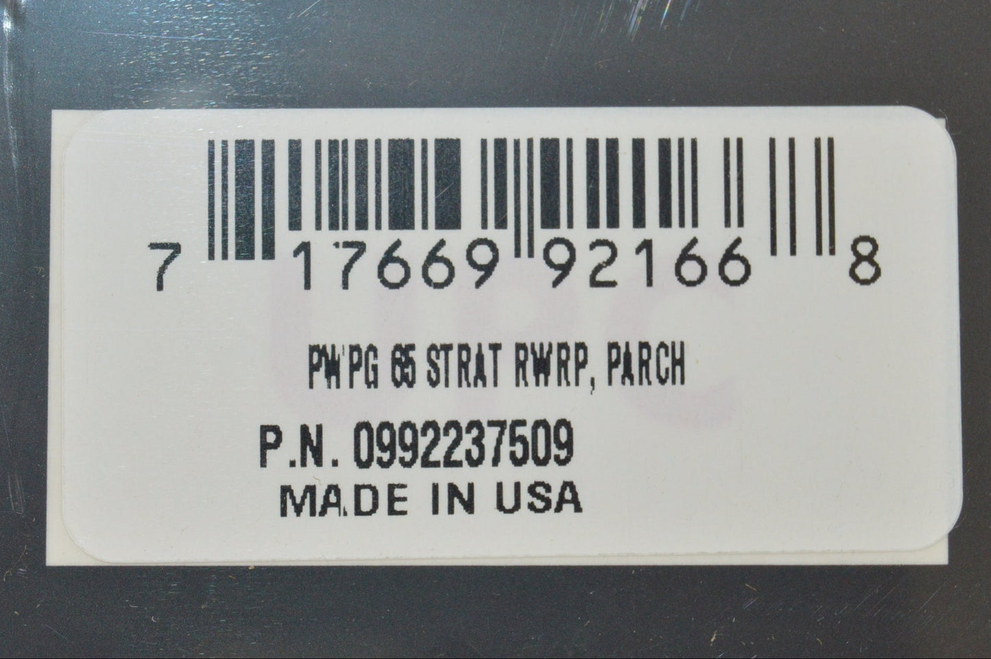Pre-Wired Strat® Pickguard, Pure Vintage '65 w/RWRP Middle