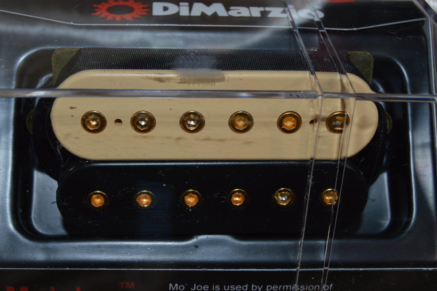 DiMarzio Mo' Joe F-Spaced Humbucker Zebra GOLD Custom