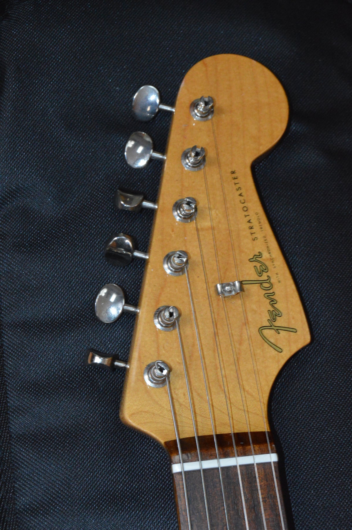FSR Amber Transparent Stratocaster TBX Boost, Noiseless with Atomic Bucker