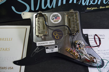 Hot Rod HH Loaded Fender Pickguard Stratocaster with ToneRider Chrome Buckers