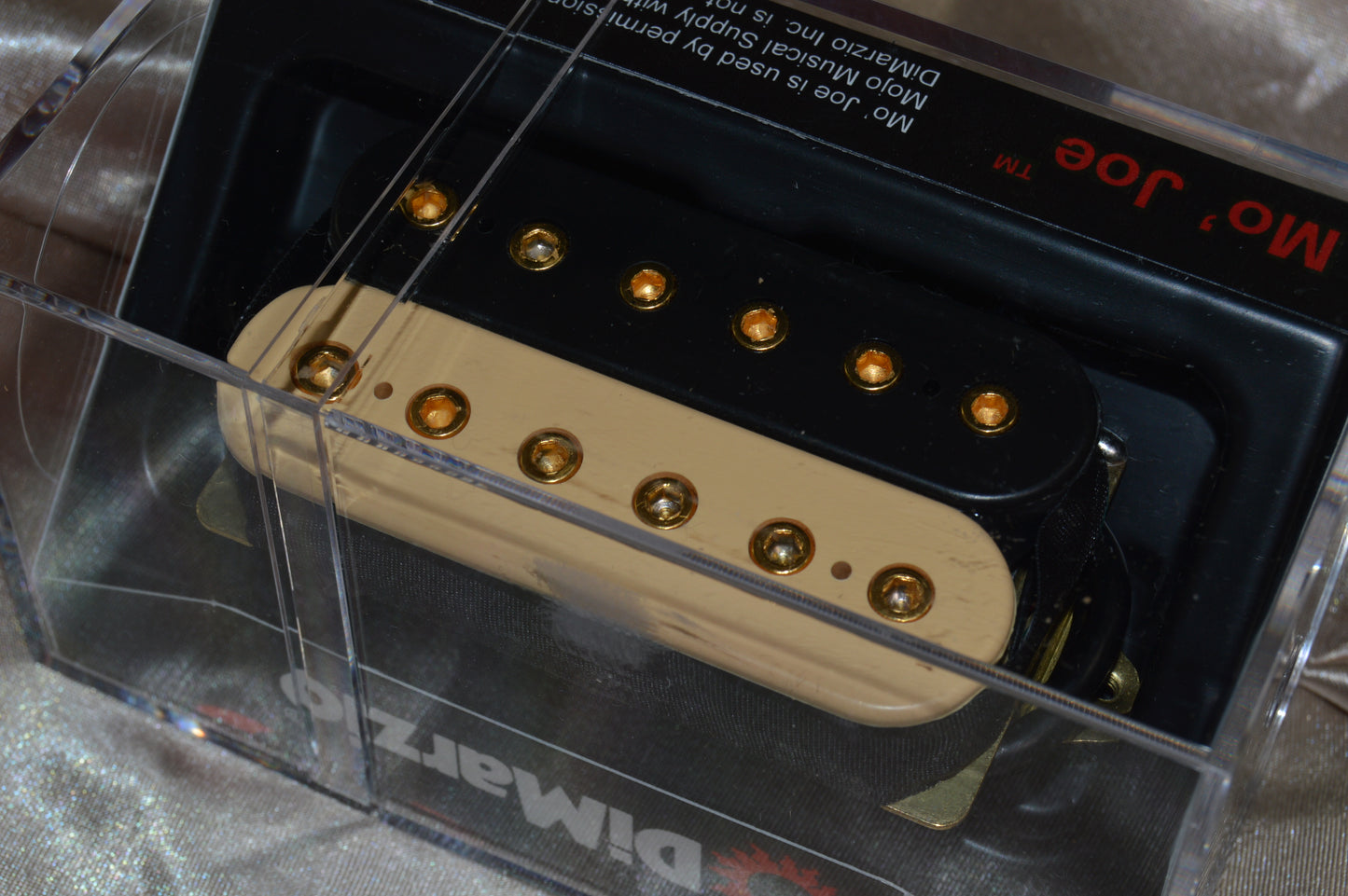 DiMarzio Mo' Joe F-Spaced Humbucker Zebra GOLD Custom