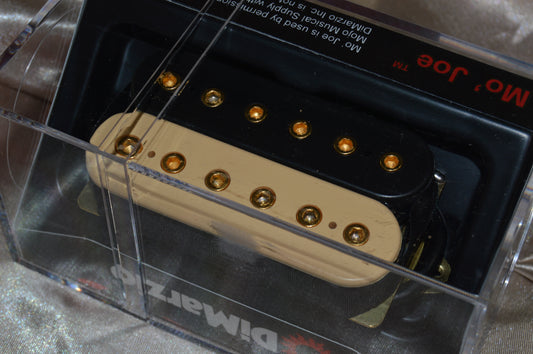 DiMarzio Mo' Joe F-Spaced Humbucker Zebra GOLD Custom