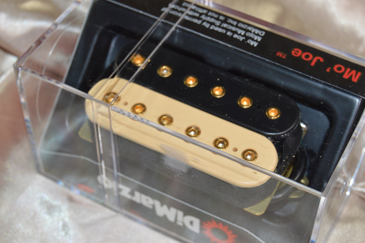 DiMarzio Mo' Joe F-Spaced Humbucker Zebra GOLD Custom