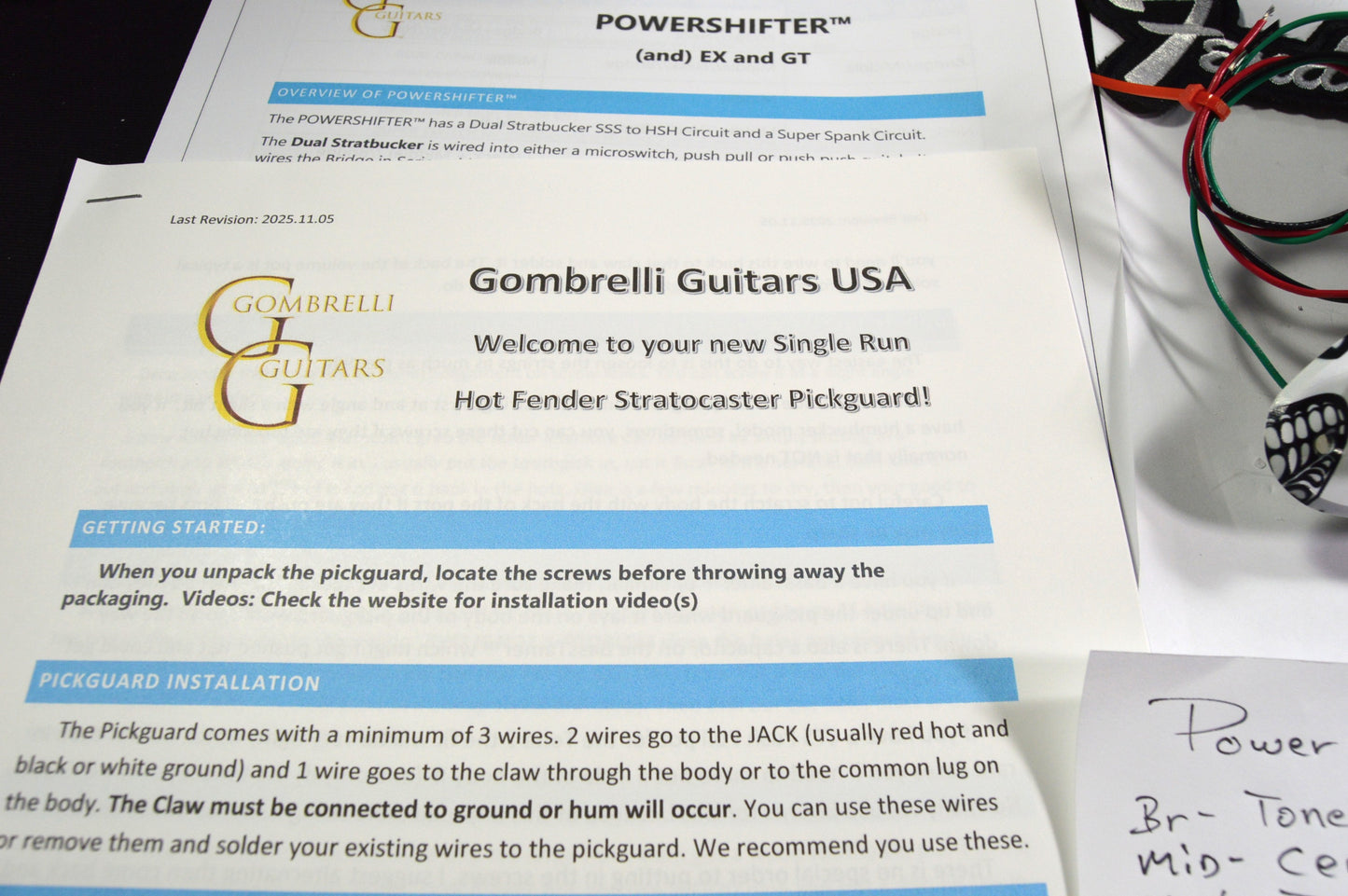 "WINGS OF CHANGE" Stratocaster POWERSHIFTER™ Player/Tex-Mex