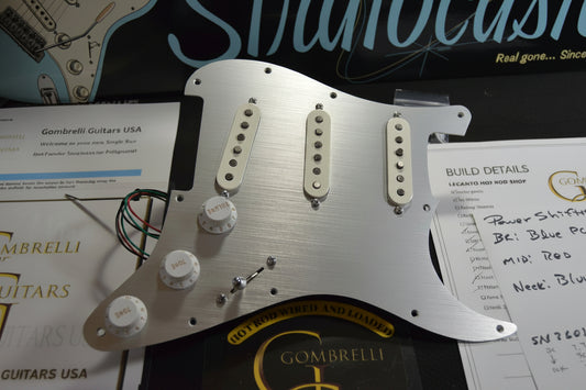 Silver Beatle hot rod pickguard