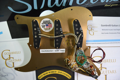60th USA Anniversary DUAL VINTAGE BOOSTER™ Loaded Pickguard Stratocaster