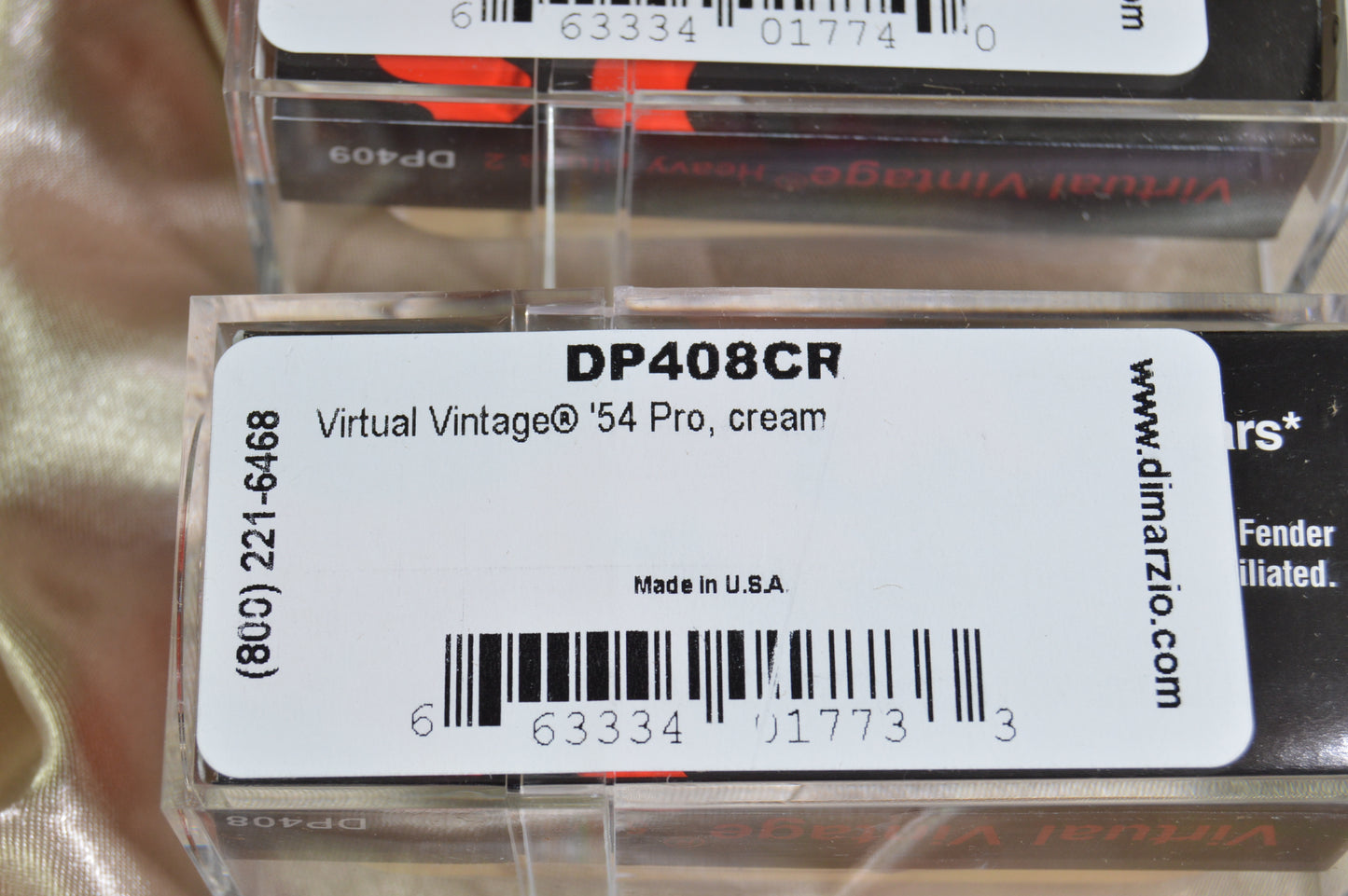 Custom DiMarzio Pickup Set Noiseless 54 Pro Virtual Solo Heavy Blues 2