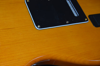 FSR Amber Transparent Stratocaster TBX Boost, Noiseless with Atomic Bucker