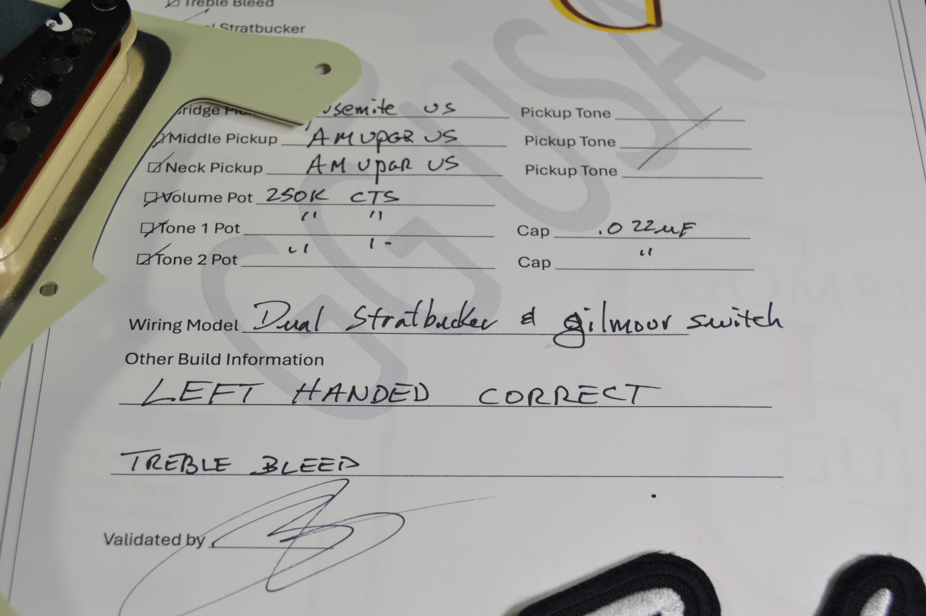 "IRON BUTTERFLY" American LEFT HANDED (New)