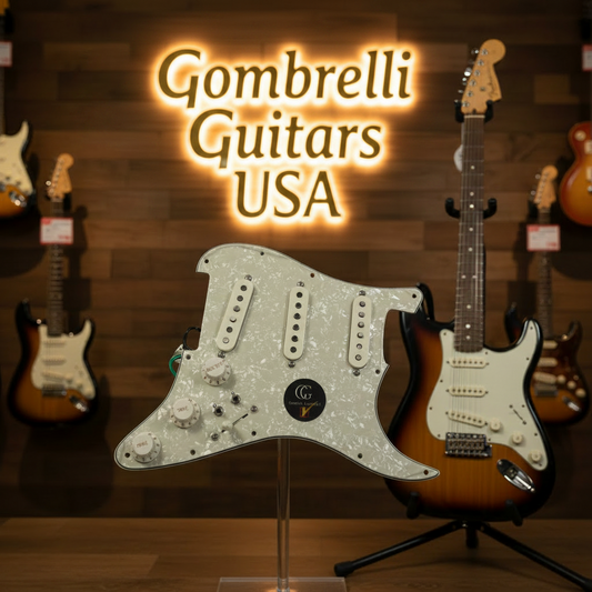 Hot Rodded Powershifter Loaded Fender Stratocaster Pickguard with Majestic Mix