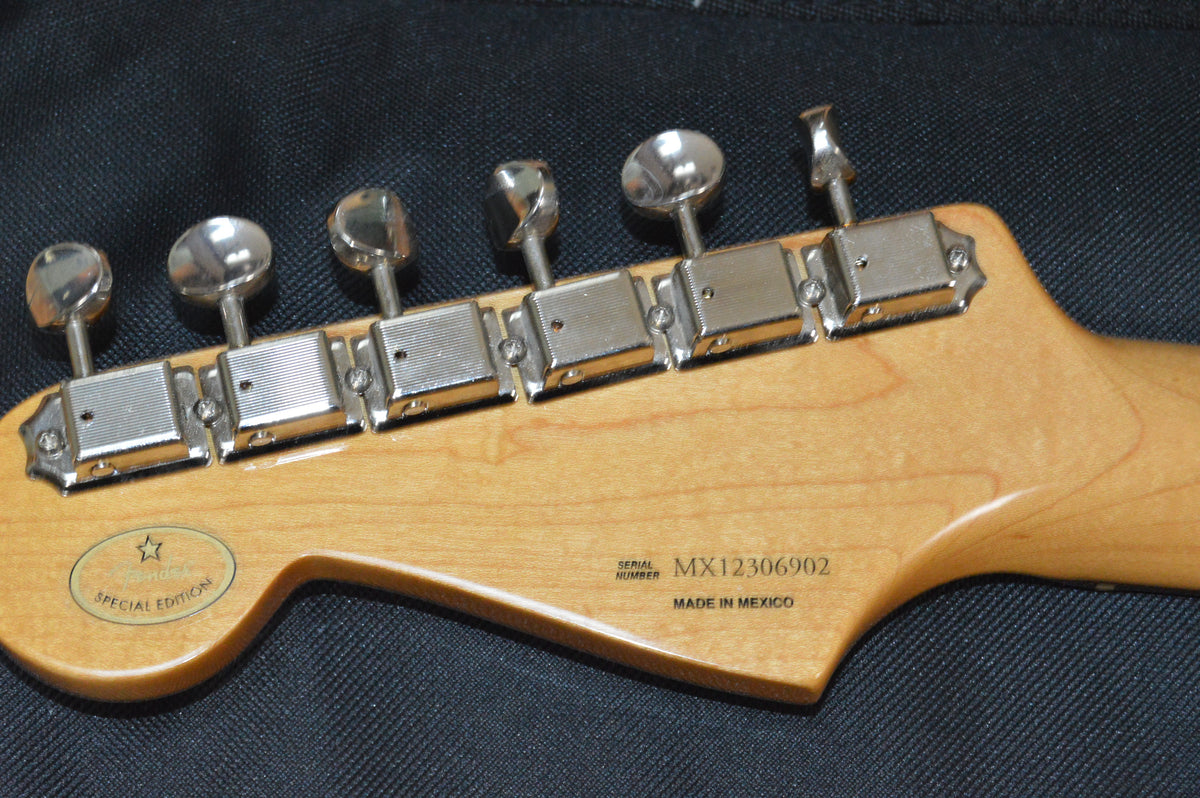 FSR Amber Transparent Stratocaster TBX Boost, Noiseless with Atomic Bucker