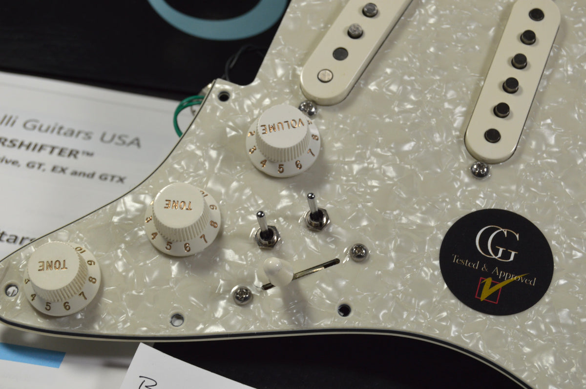 Hot Rodded Powershifter Loaded Fender Stratocaster Pickguard with Majestic Mix
