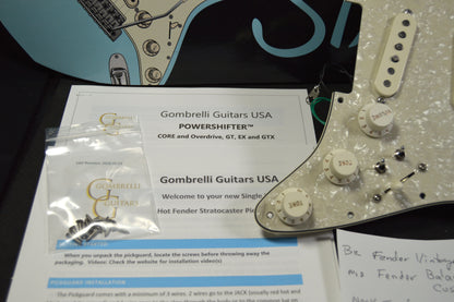 Hot Rodded Powershifter Loaded Fender Stratocaster Pickguard with Majestic Mix