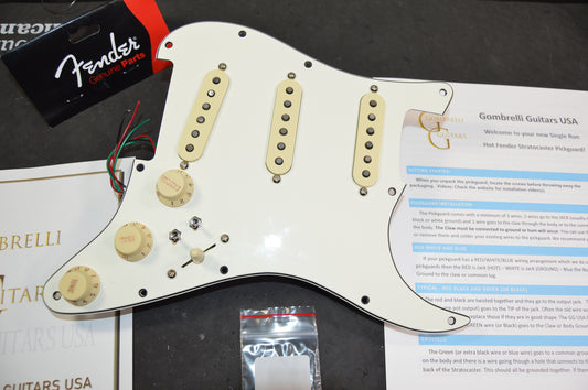 POWERSHIFTER™ Loaded Fender Pickguard Stratocaster Player Pro Hot Wired