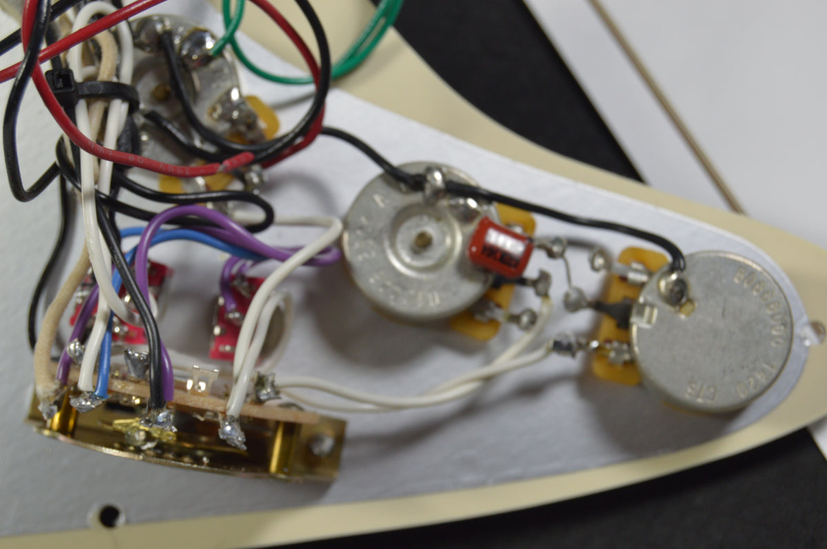 Hot Rodded Powershifter Loaded Fender Stratocaster Pickguard with Majestic Mix