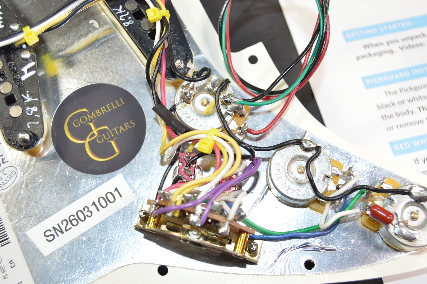 POWERSHIFTER™ Loaded Fender Pickguard Stratocaster Player Pro Hot Wired