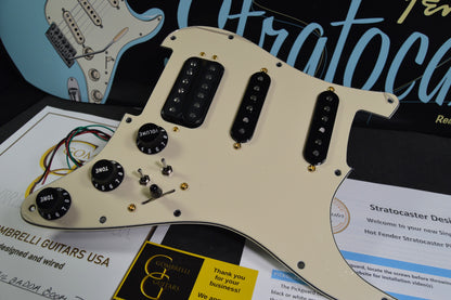 BIG BADDA BOOM PRO Stratocaster Pickguard HSS