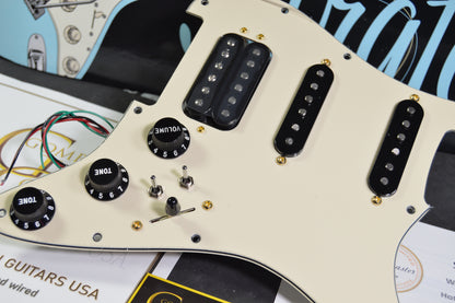BIG BADDA BOOM PRO Stratocaster Pickguard HSS