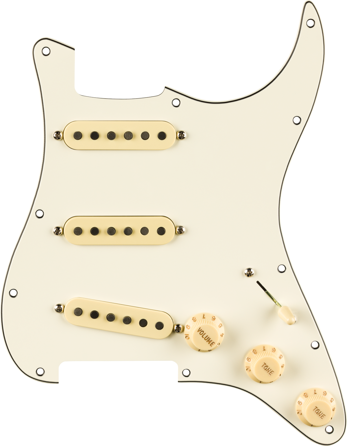 Pre-Wired Strat® Pickguard, Pure Vintage '65 w/RWRP Middle
